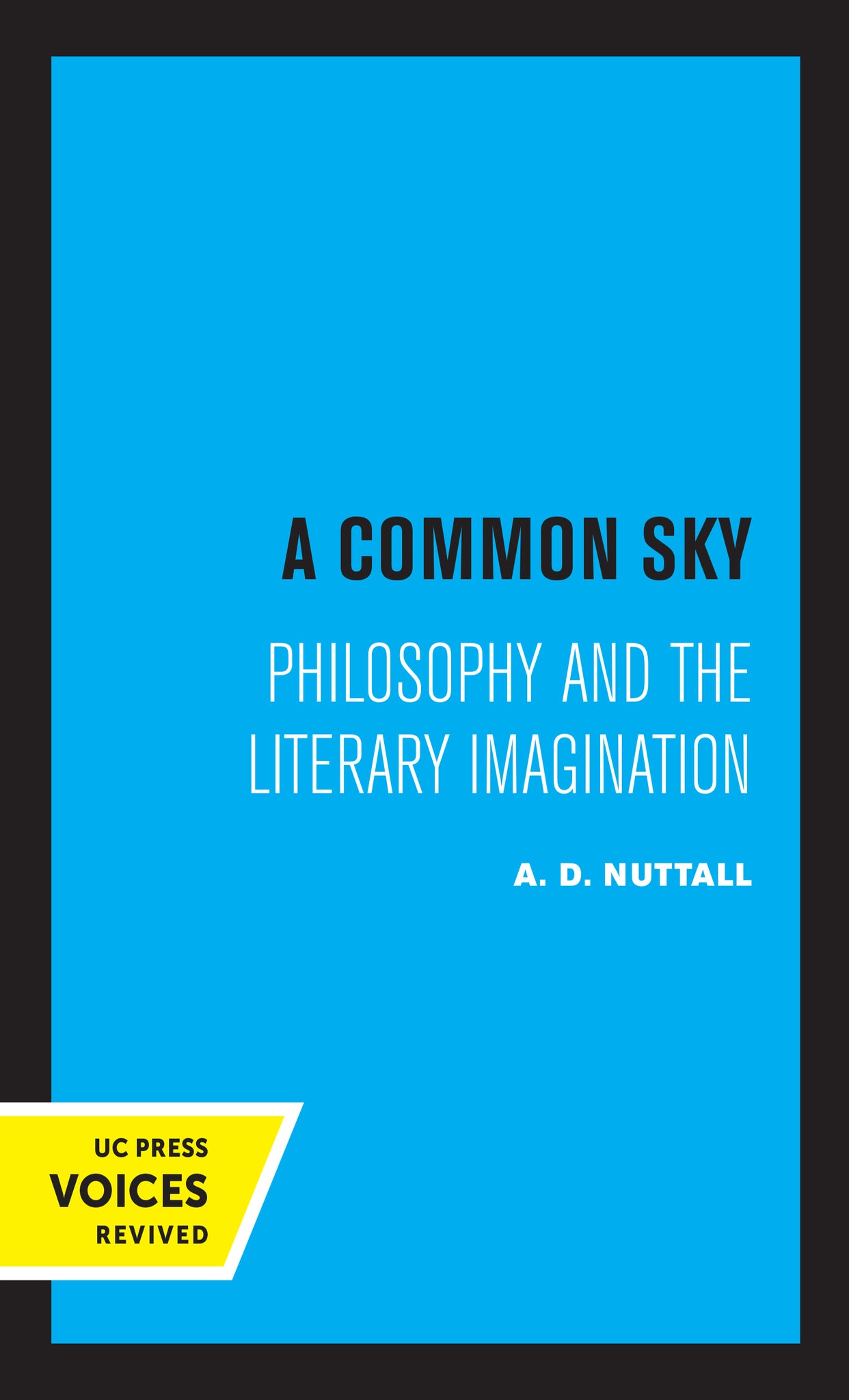 Cover image for A Common Sky ISBN 9780520315693
